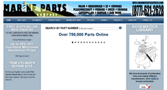 Desktop Screenshot of marinepartsexpress.com